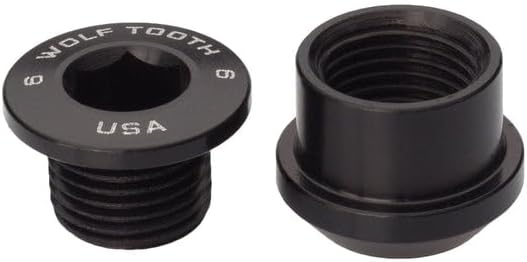 Wolf Tooth Components Lot de 5 boulons + écrous pour chaîne de transmission à anneau unique (1 pièce
