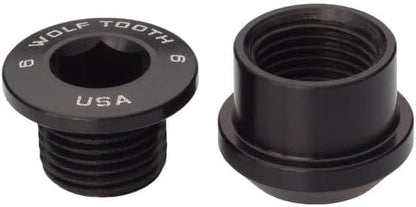 Wolf Tooth Components Lot de 5 boulons + écrous pour chaîne de transmission à anneau unique (1 pièce
