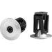 Wolf Tooth Alloy Bar End Plugs Raw Silver / One Size (One Size)