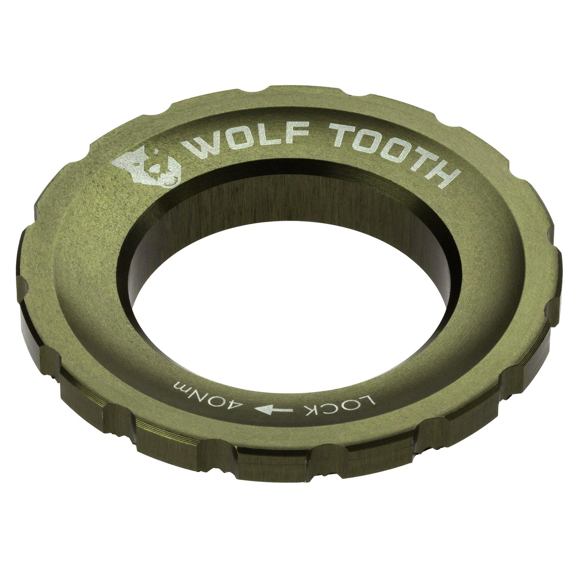 Wolf Tooth Centrelock Rotor Lockring External Spline Raw Silver / One Size (One Size)