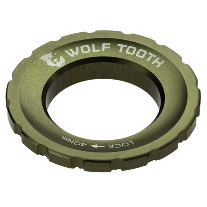 Wolf Tooth Centrelock Rotor Lockring External Spline Raw Silver / One Size (One Size)