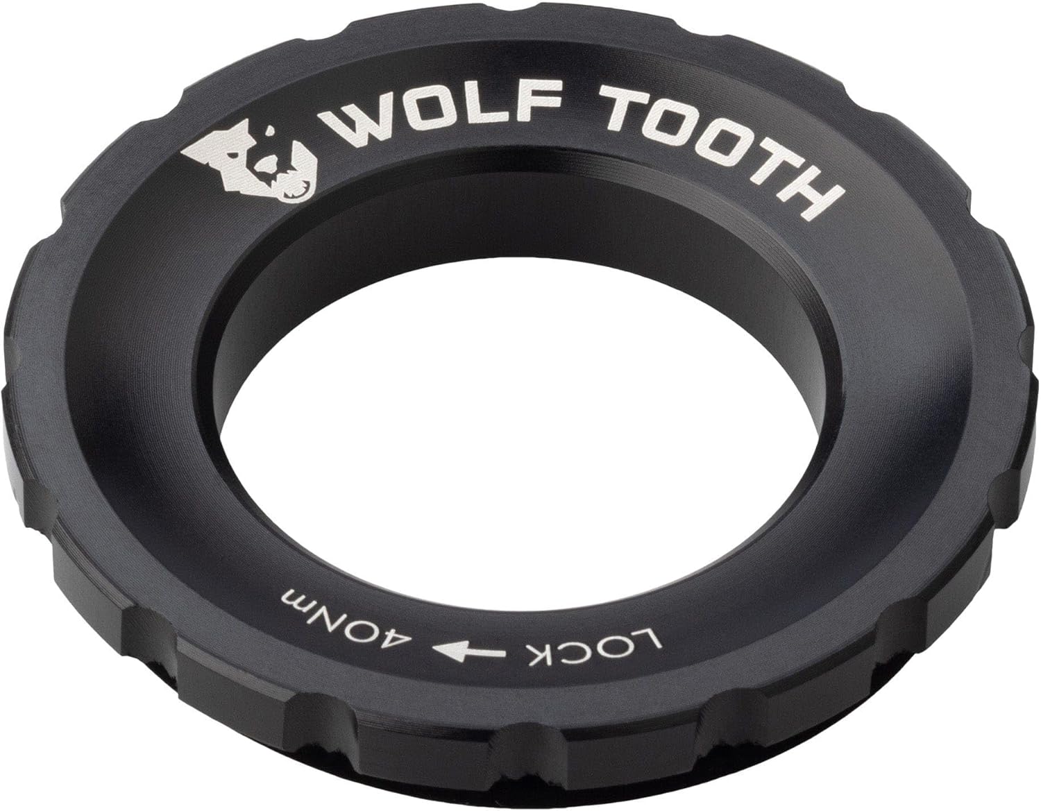 Wolf Tooth Centrelock Rotor Lockring External Spline Raw Silver / One Size (One Size)