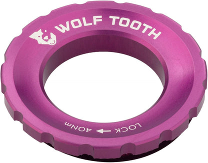 Wolf Tooth Centrelock Rotor Lockring External Spline Raw Silver / One Size (One Size)