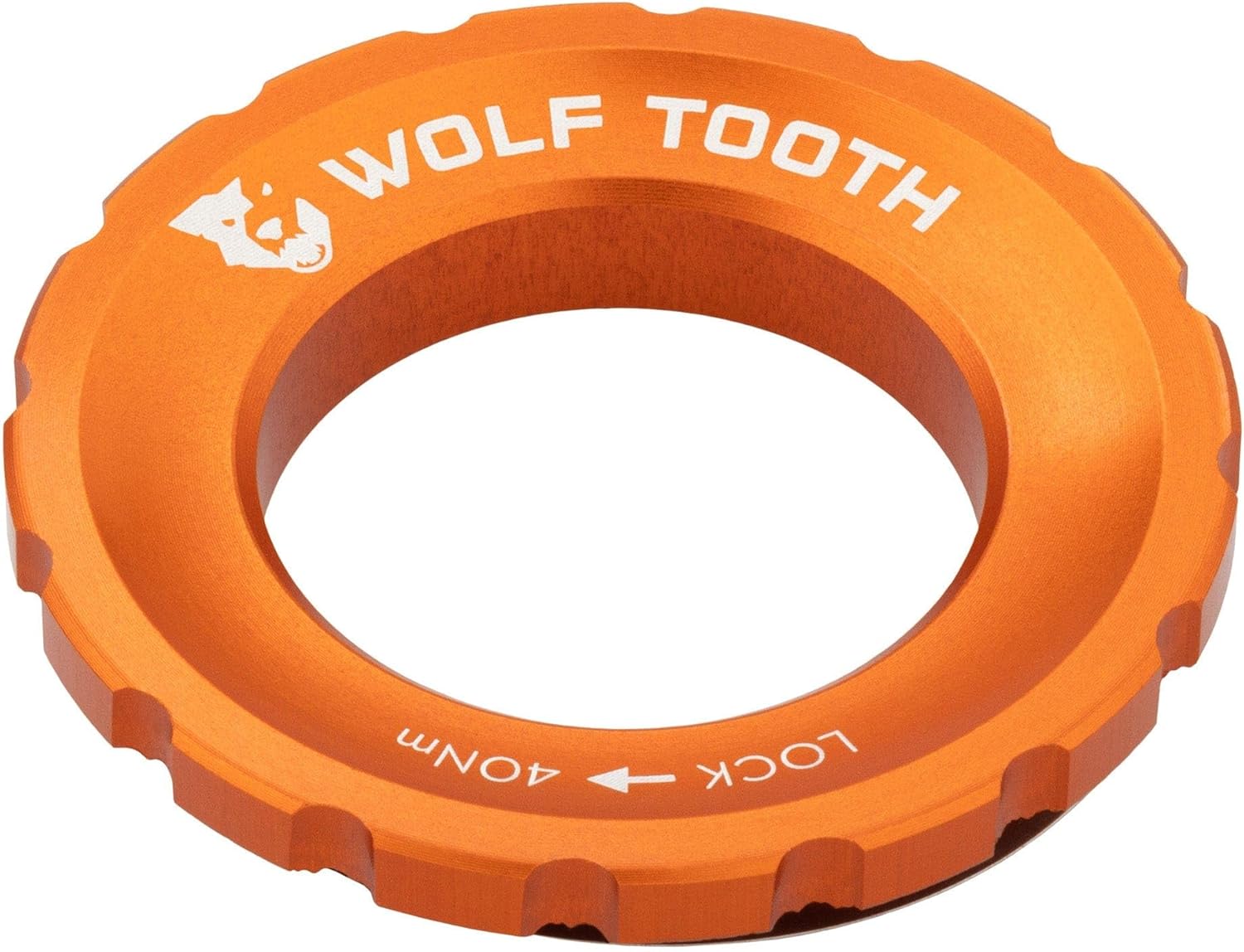 Wolf Tooth Centrelock Rotor Lockring External Spline Raw Silver / One Size (One Size)