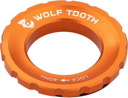 Wolf Tooth Centrelock Rotor Lockring External Spline Raw Silver / One Size (One Size)