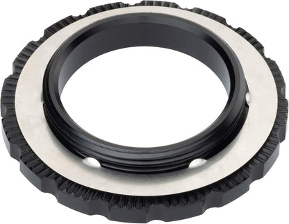 Wolf Tooth Centrelock Rotor Lockring External Spline Raw Silver / One Size (One Size)