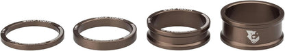 Wolf Tooth Abstandhalter-Set 3 mm, 5 mm, 10 mm, 15 mm, Rohsilber