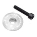 Wolf Tooth Ultralight Stem Cap and Bolt Raw Silver / One Size (One Size)