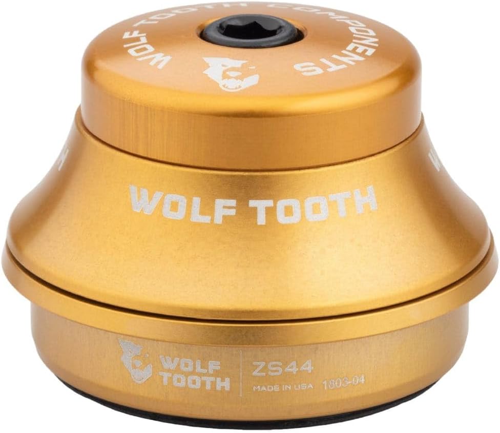 Wolf Tooth Performance Zero Stack Headset Raw Silver / Upper ZS44/28.6 (Upper ZS44/28.6)