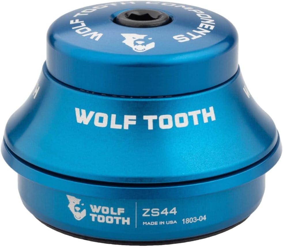 Wolf Tooth Performance Zero Stack Headset Raw Silver / Upper ZS44/28.6 (Upper ZS44/28.6)