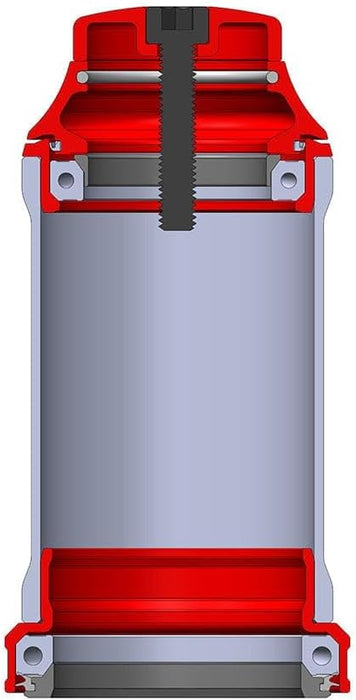 Wolf Tooth ZS44/28.6 Premium Oberes Headset, 6 mm Stack, Rohsilber