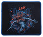 Konix Stranger Things Gaming-Mauspad 32 x 27 cm - rutschfeste Mikrofaser-Oberfläche - Gummi - Demogorgon Live-Motiv M - Demogorgon Live