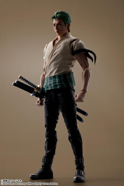 TAMASHII NATIONS One Piece figurine S.H. Figuarts Roronoa Zoro (Netflix) 14 cm