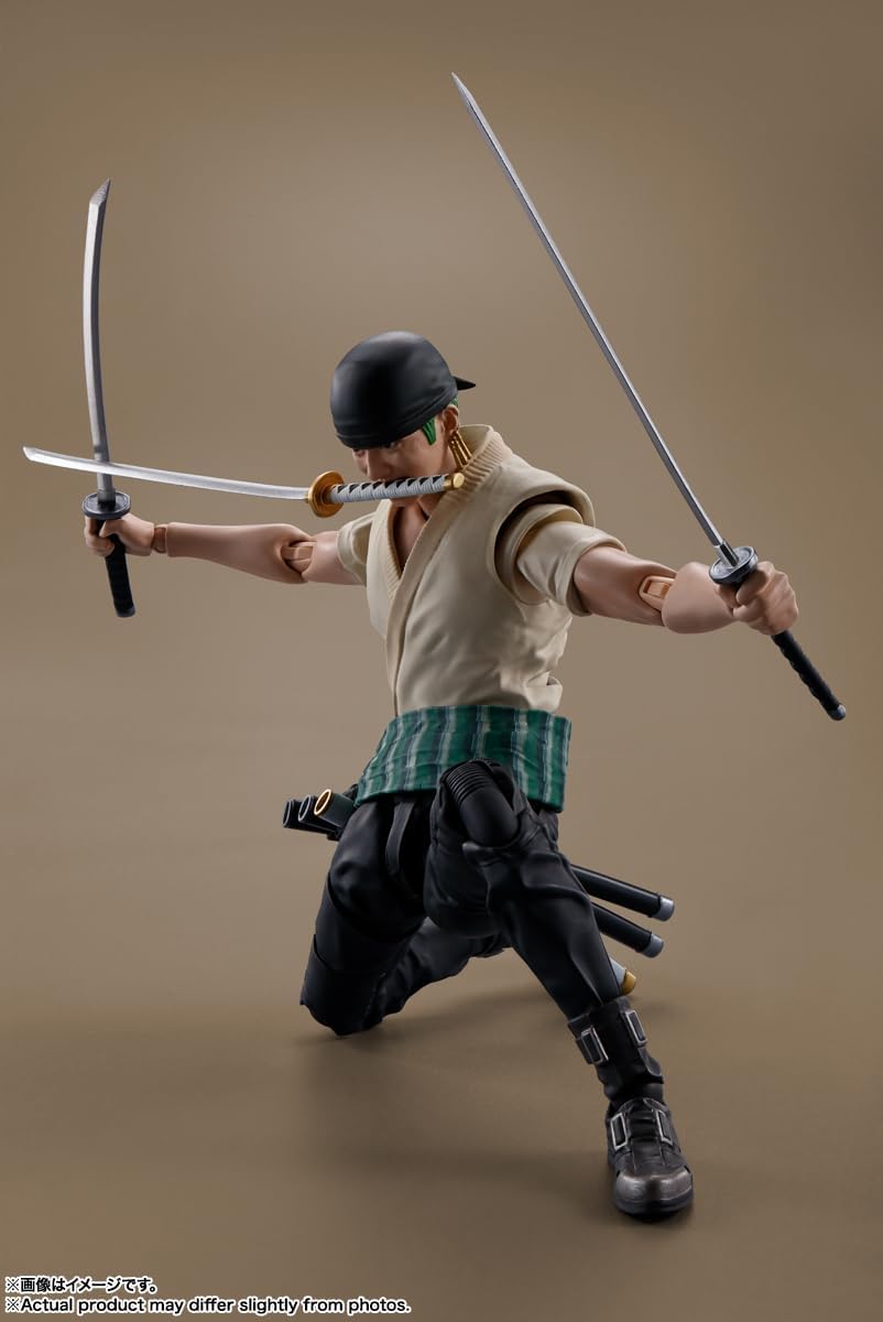 TAMASHII NATIONS One Piece figurine S.H. Figuarts Roronoa Zoro (Netflix) 14 cm