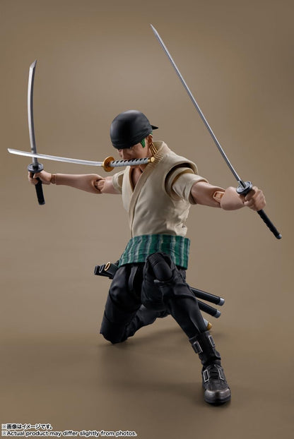 TAMASHII NATIONS One Piece figurine S.H. Figuarts Roronoa Zoro (Netflix) 14 cm