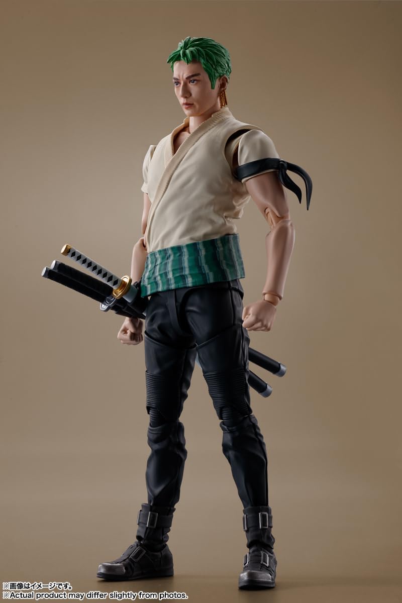 TAMASHII NATIONS One Piece figurine S.H. Figuarts Roronoa Zoro (Netflix) 14 cm