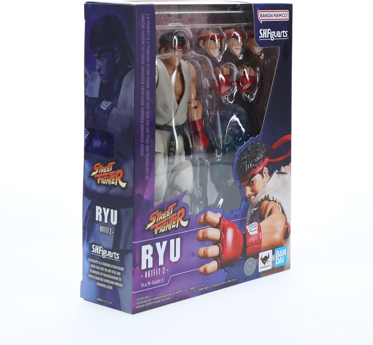 TAMASHII NATIONS - Street Fighter - Ryu -Outfit 2-, Bandai Spirits S.H.Figuarts Action Figure