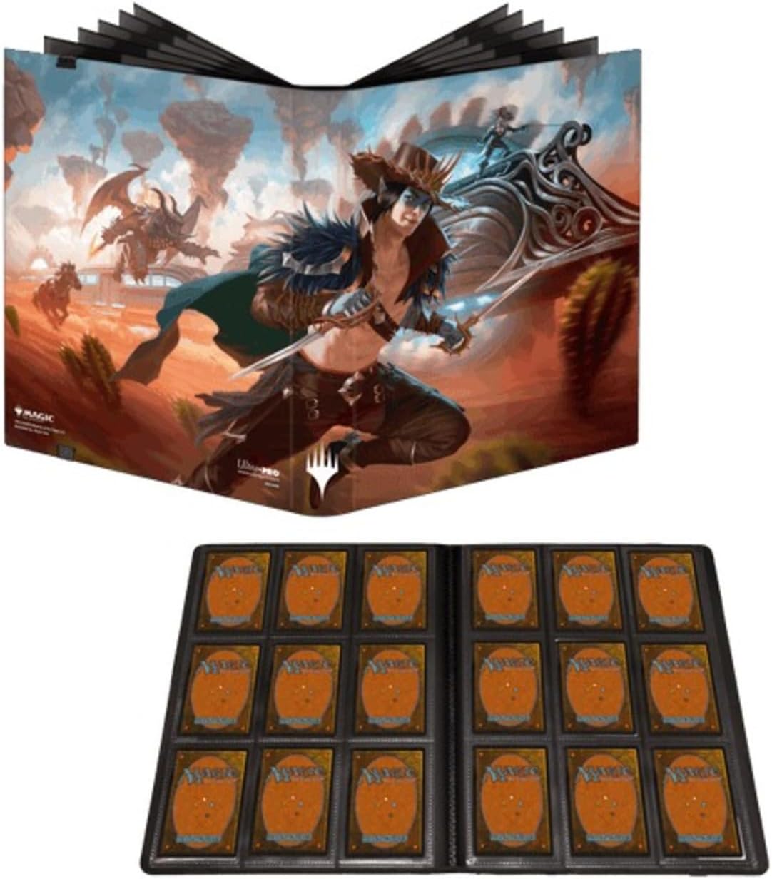 Ultra PRO - Outlaws of Thunder Junction 9-Pocket PRO-Binder Ft. Marketing Art for Magic: The Gathering, Premium Exclusive Artwork Trading Card Game Storage Solution