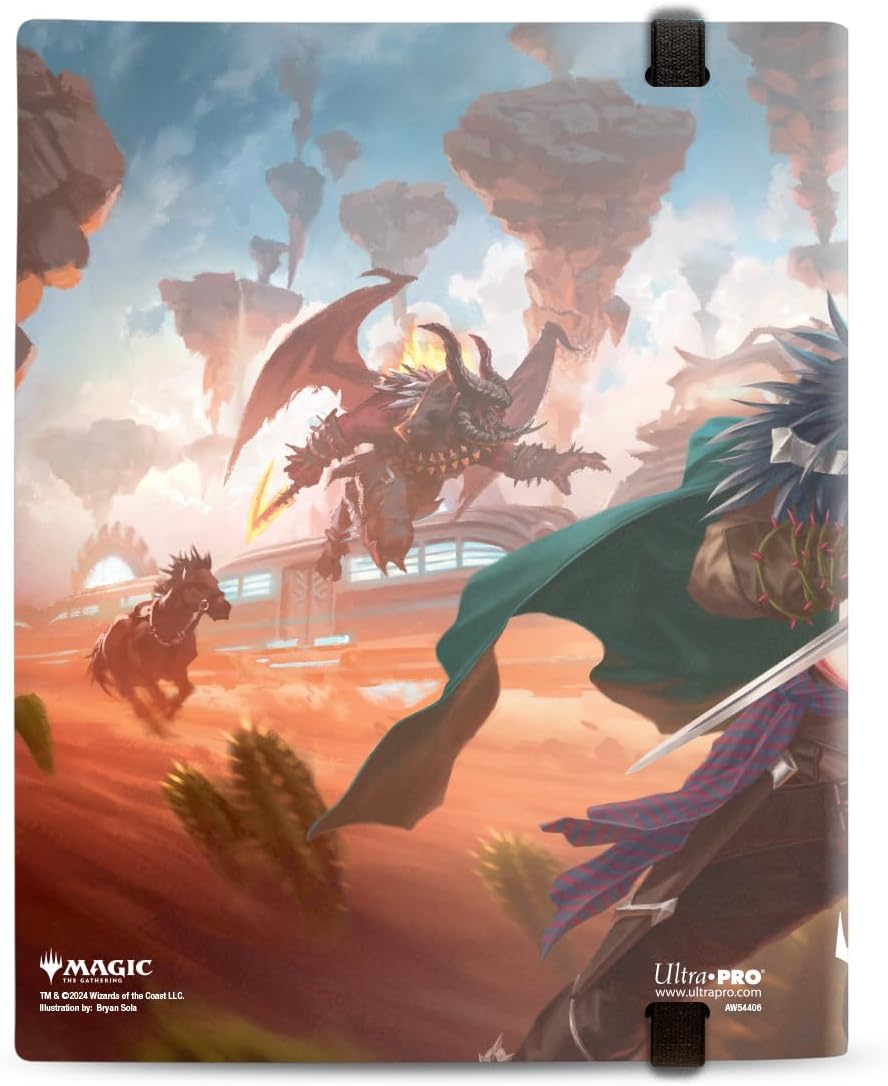 Ultra PRO - Outlaws of Thunder Junction 9-Pocket PRO-Binder Ft. Marketing Art for Magic: The Gathering, Premium Exclusive Artwork Trading Card Game Storage Solution