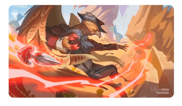 Outlaws of Thunder Junction Playmat Red for Magic: The Gathering