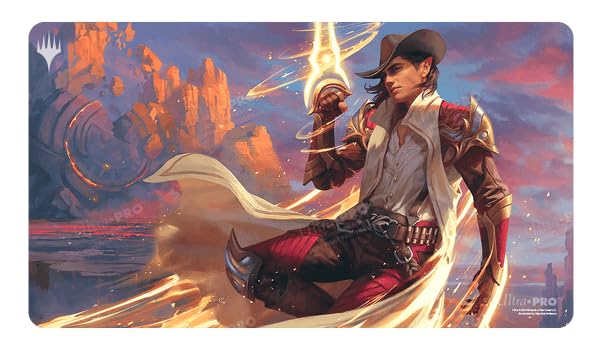 Outlaws of Thunder Junction Playmat Key Art 3 for Magic: The Gathering