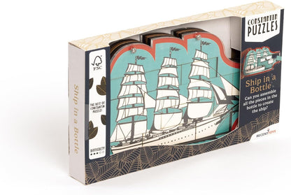 Constantin- Ship In A Bottle Rompecabezas, Multicolor (Recent Toys C5099