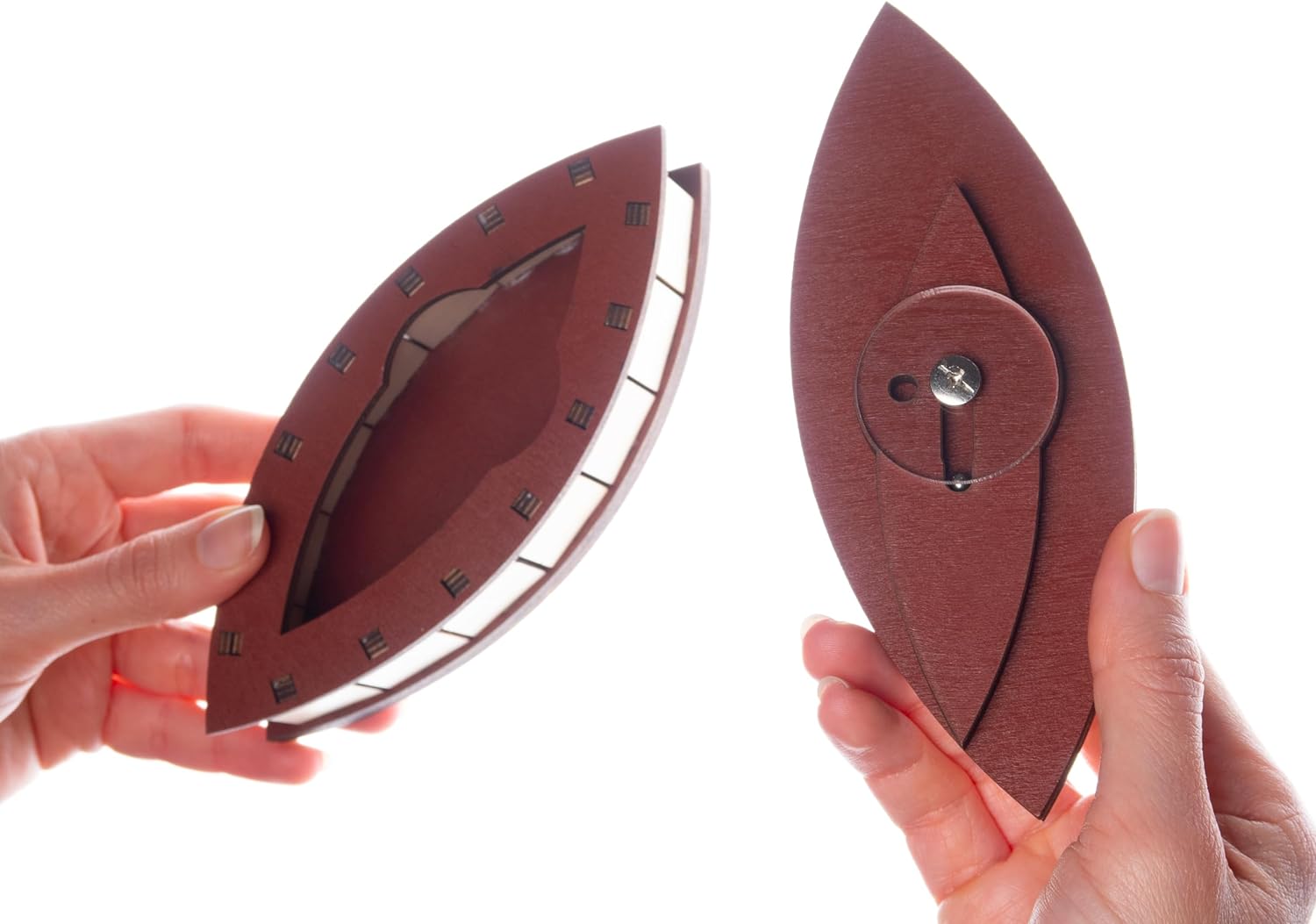 Recent Toys Constantin Eye of Horus Puzzle Box, Wooden 3D Puzzle Box Brain Teaser, for Teens and Adults.
