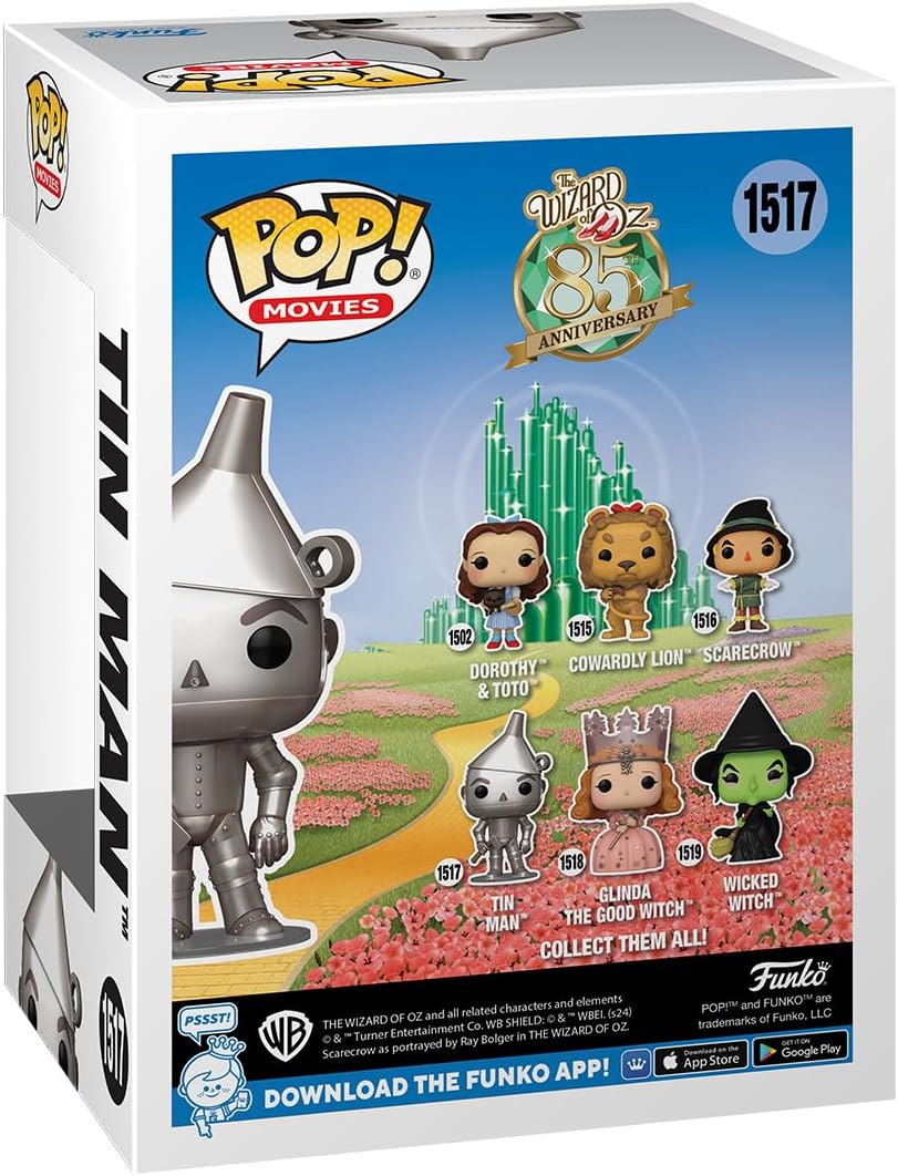 Funko POP! Movies: the Wizard Of Oz - the Tin Man - Collectable Vinyl Figure - Gift Idea - Official Merchandise - Toys for Kids & Adults - Movies Fans - Model Figure for Collectors and Display