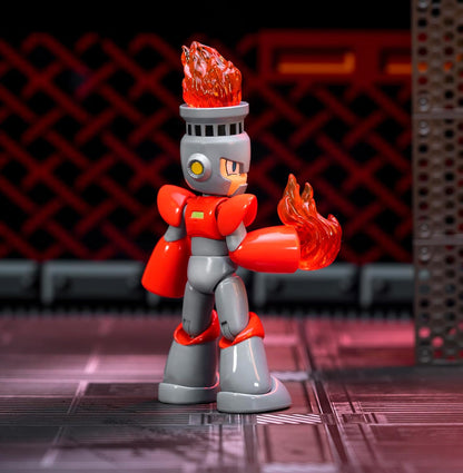 Jada Toys Mega Man Fire Man 4.5 Inch Collectible Figure