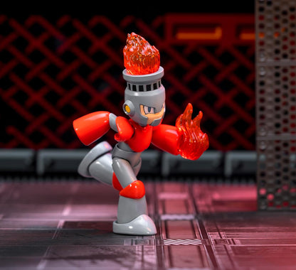 Jada Toys Mega Man Fire Man 4.5 Inch Collectible Figure