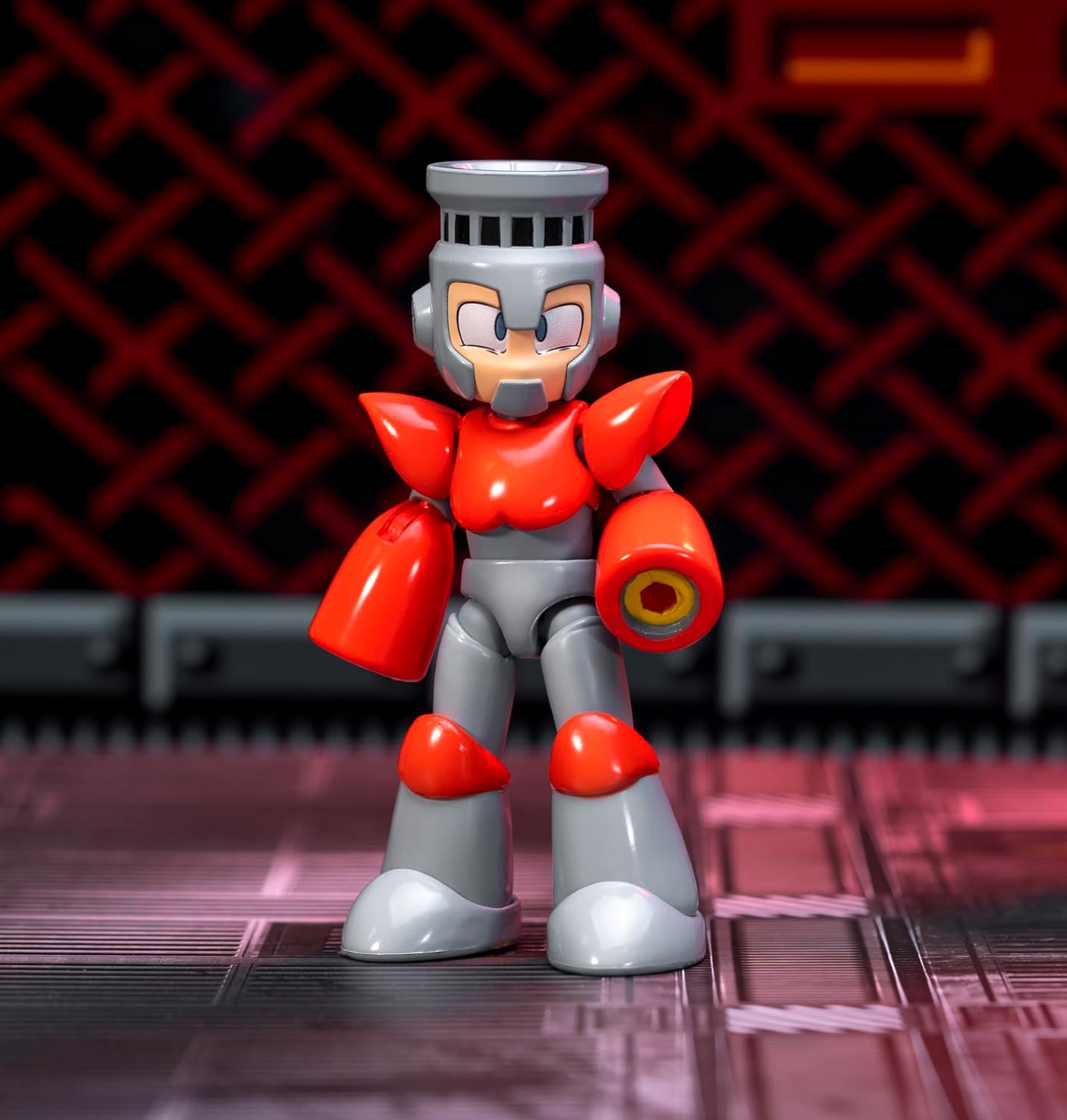 Jada Toys Mega Man Fire Man 4.5 Inch Collectible Figure