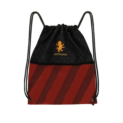 Mochila saco Griffindor de algodón y poliester