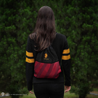 Mochila saco Griffindor de algodón y poliester