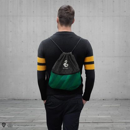 Mochila saco Slytherin de algodón y poliester