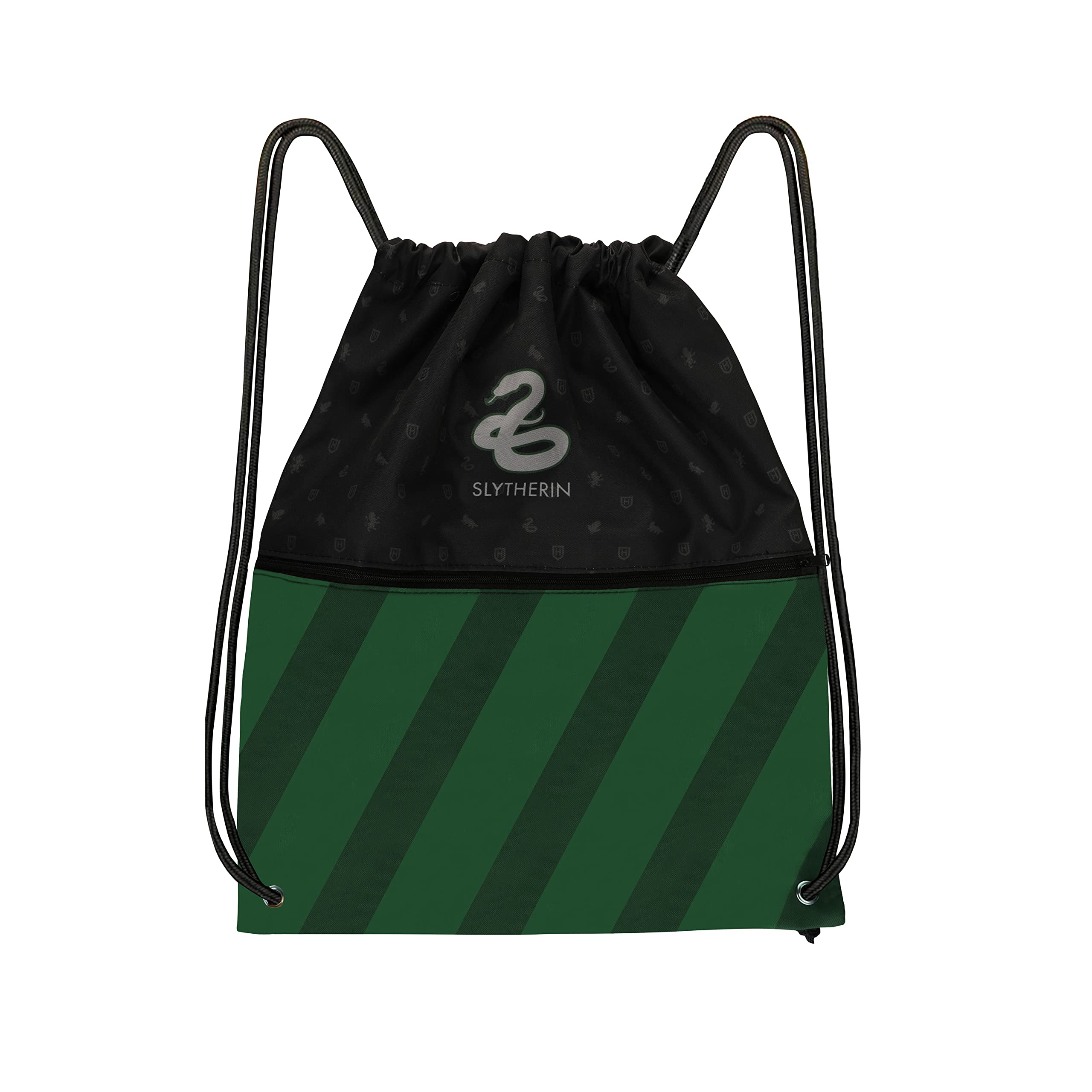 Mochila saco Slytherin de algodón y poliester