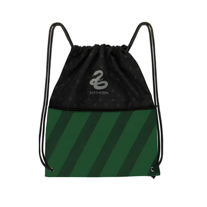 Mochila saco Slytherin de algodón y poliester