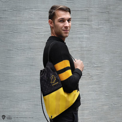 Mochila saco Hufflepuff de algodón y poliester
