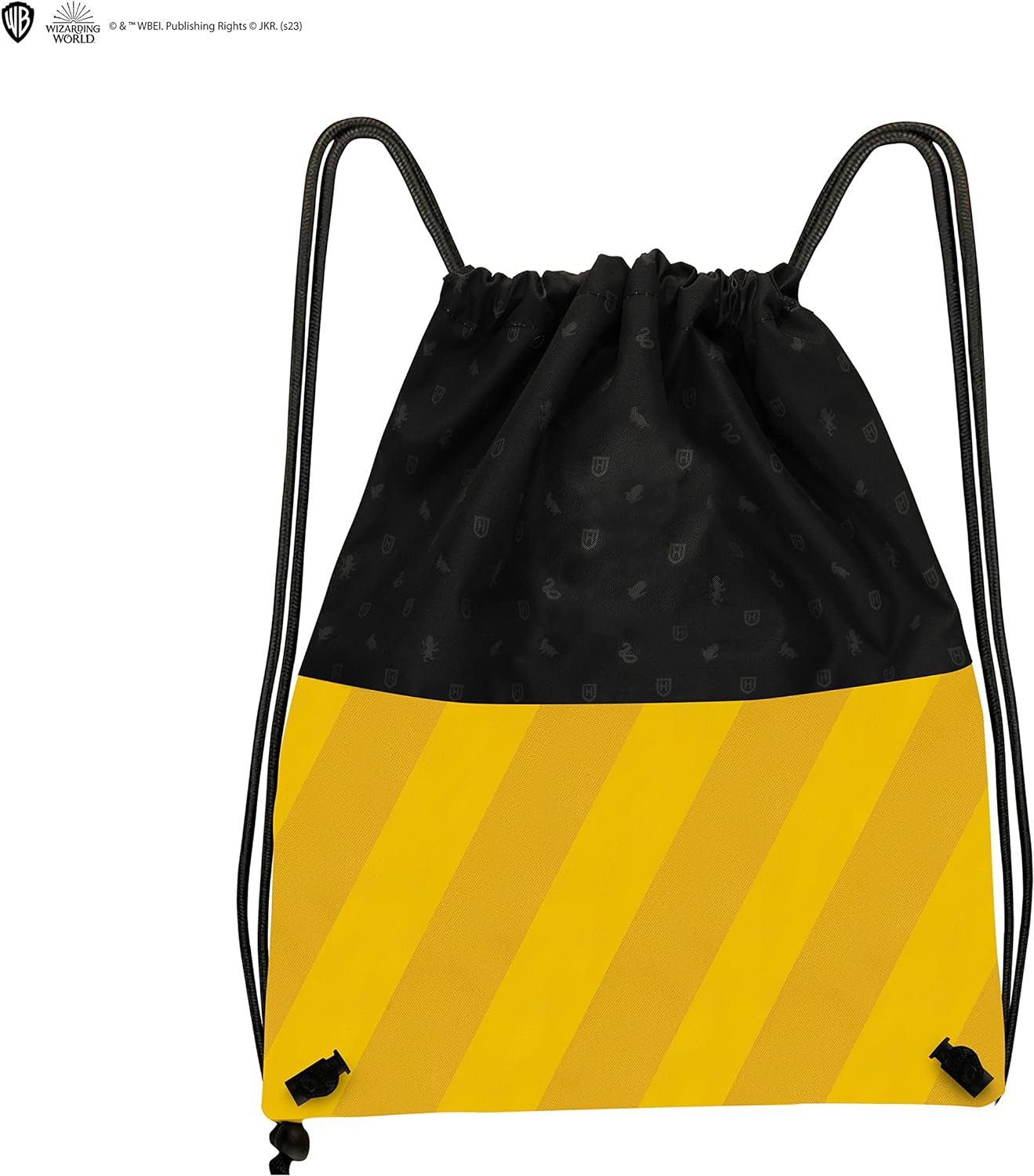 Mochila saco Hufflepuff de algodón y poliester