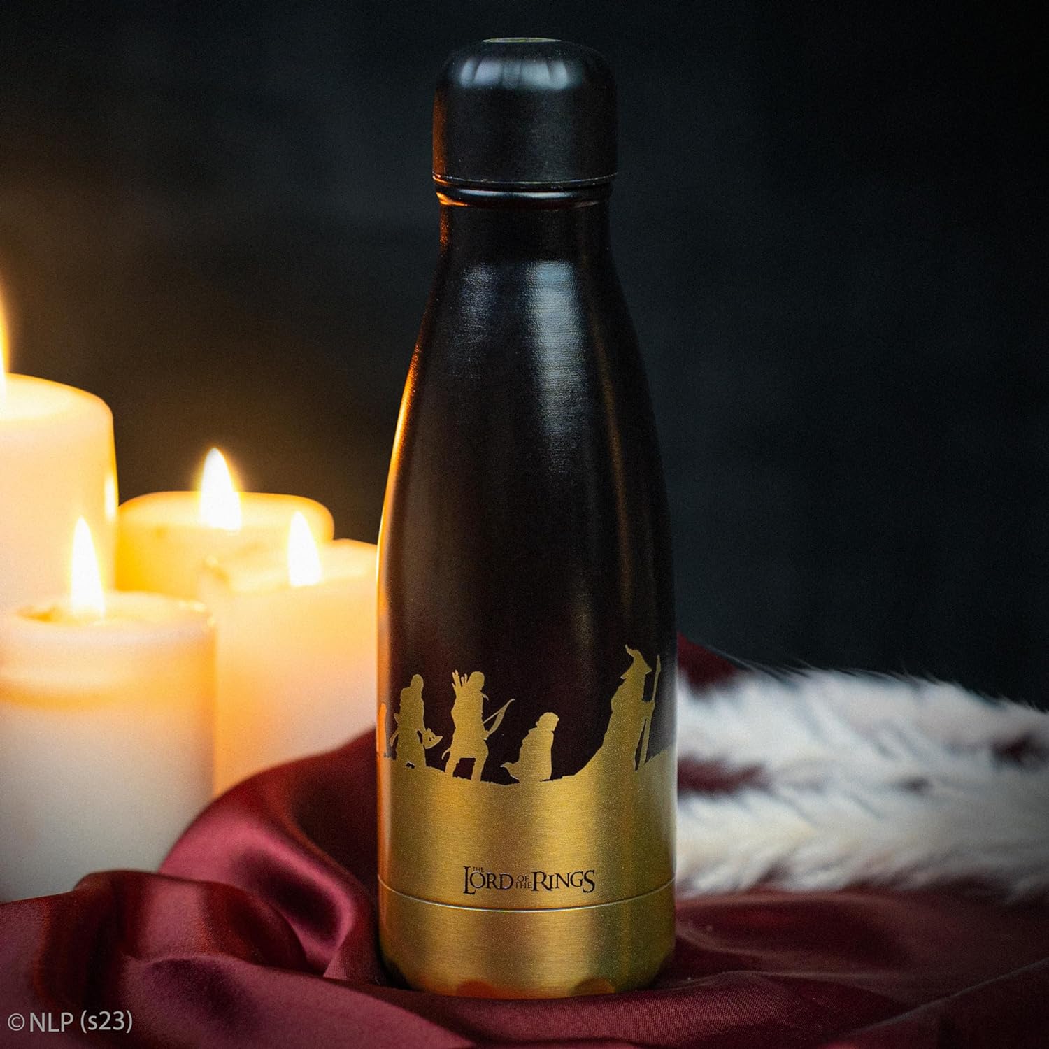 Herr der Ringe Flasche Fellowship of the Ring Gold