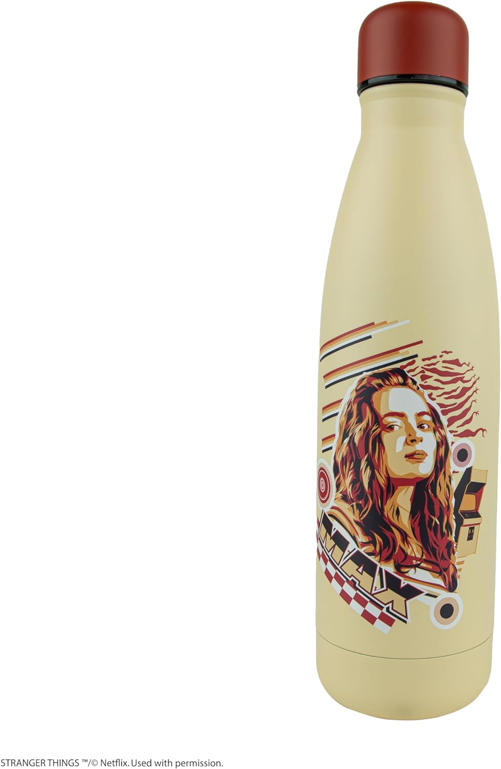 Cinereplicas Stranger Things - Max Mayfield Isolierte Wasserflasche - 500ml - Offizielle Lizenz