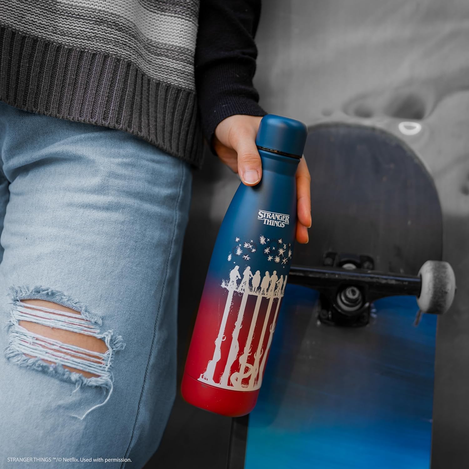 Cinereplicas Stranger Things - Upside Down Insulated Water Bottle - 500ml - Official License