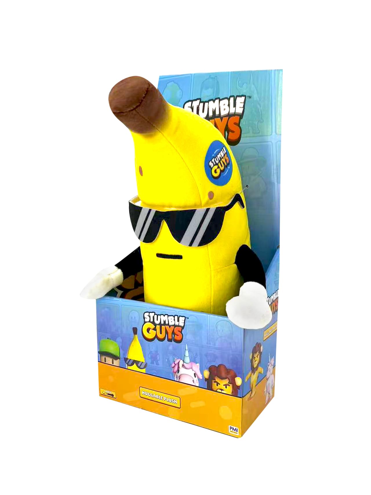 Stumble Guys 12 inch Huggable Plush - Banana Guy