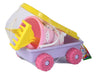 Simba Unicorn 107134645 Sand Trolley Filled Length 31 cm 6 Pieces Bucket Trolley Shovel Rake 1 x Sand Mould