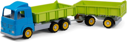 Kiepvrachtwagen Dubbele Lading met Zachte Wielen