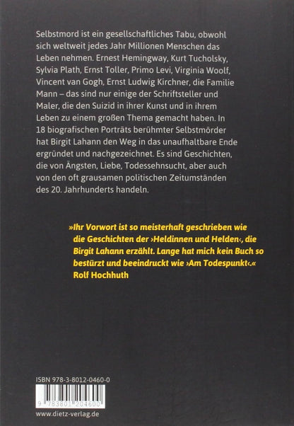 Am Todespunkt: 18 berühmte Dichter und Maler, die sich das Leben nahmen