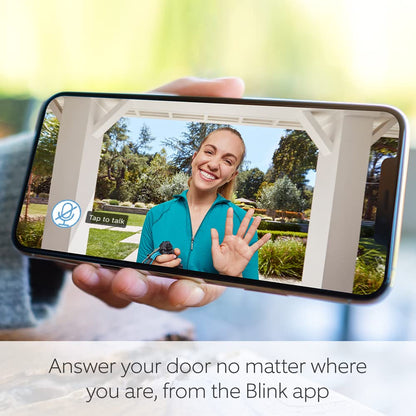 Blink Video Doorbell + Sync Module 2 | Two-Way Audio, Hd Video, Motion And Chime App Alerts And Alexa Enabled Wired Or