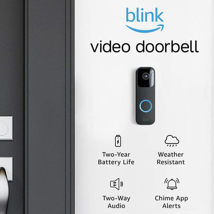 Blink Video Doorbell + Sync Module 2 | Two-Way Audio, Hd Video, Motion And Chime App Alerts And Alexa Enabled Wired Or