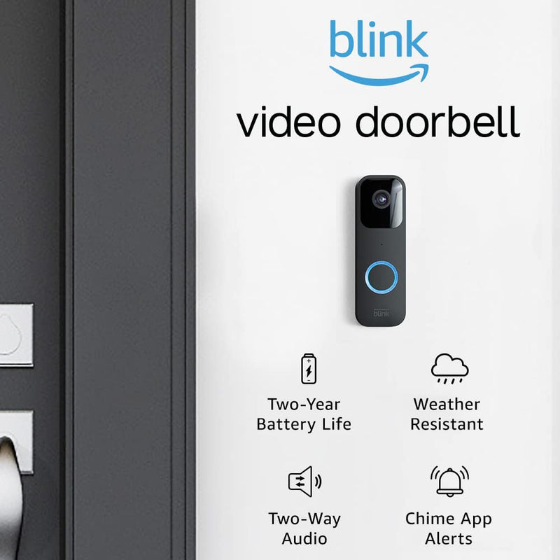 Blink Video Doorbell + Sync Module 2 | Two-Way Audio, Hd Video, Motion And Chime App Alerts And Alexa Enabled Wired Or