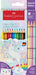 Faber-Castell 201542 Colouring Pencils Set Unicorn 13 Pieces Shatterproof Includes 3 Sparkle Pastel Pencils and Unicorn Stickers