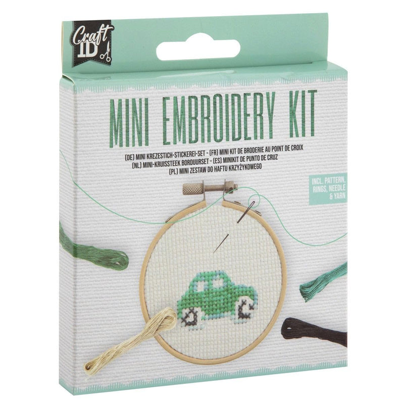 Craft ID Mini Embroidery kit Car (CR1712
